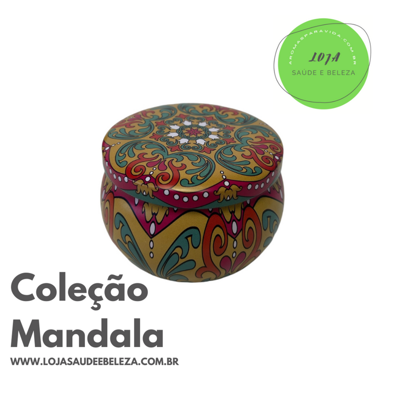 Coleção Mandala - Vela Terapêutica Aromática 130g