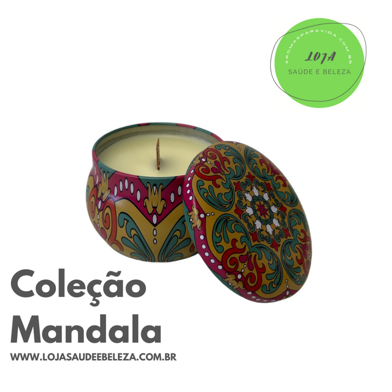 Coleção Mandala - Vela Terapêutica Aromática 130g