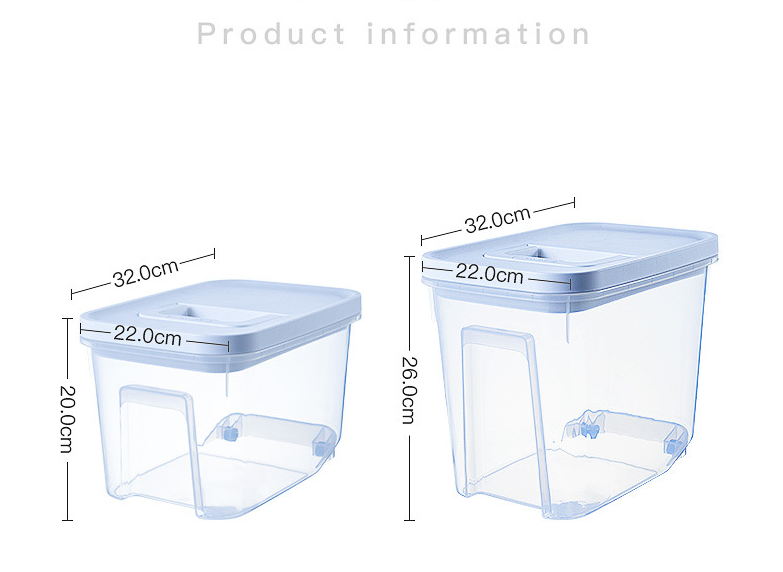 Eco Friendly Rice Storage Box Bin Bucket Container