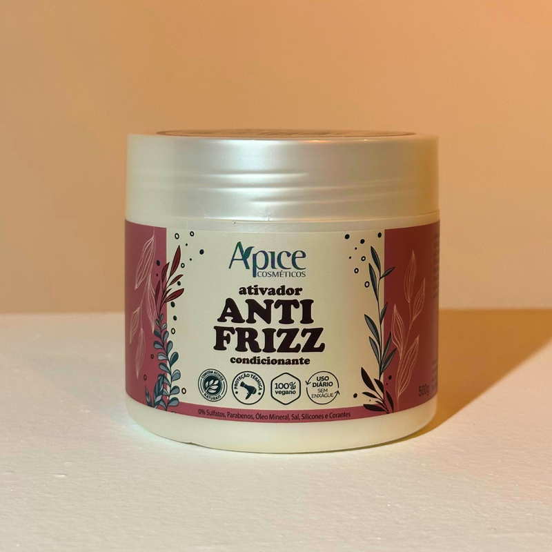 Ativador ANTI FRIZZ 500g  - No Poo / Low Poo - Ação Condicionante