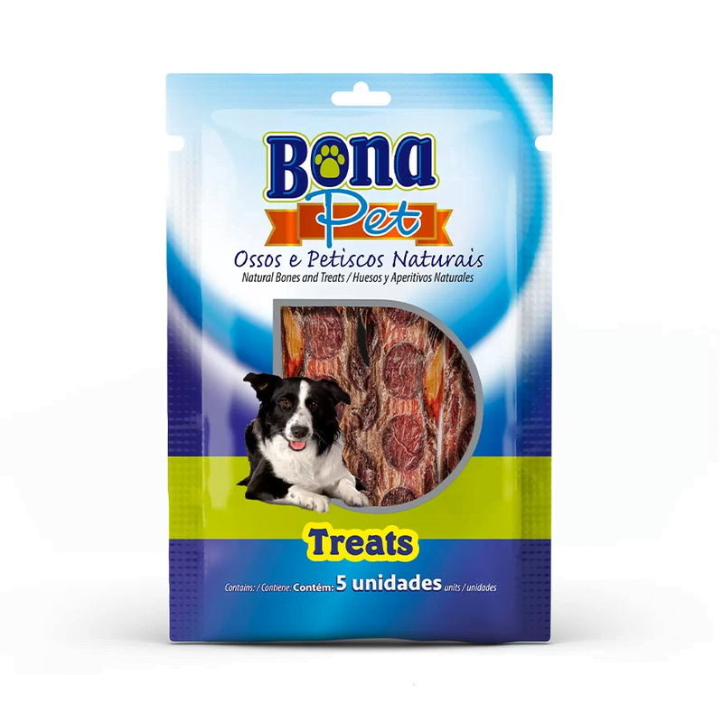 Osso Natural Treats Esôfago Para Cães Bonapet 5 Unidades