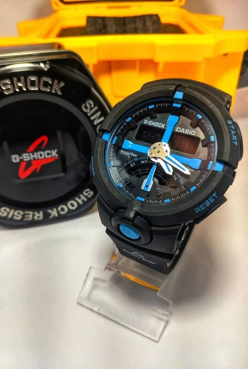 G-shock Ga-500 Preto/azul A Prova D'agua