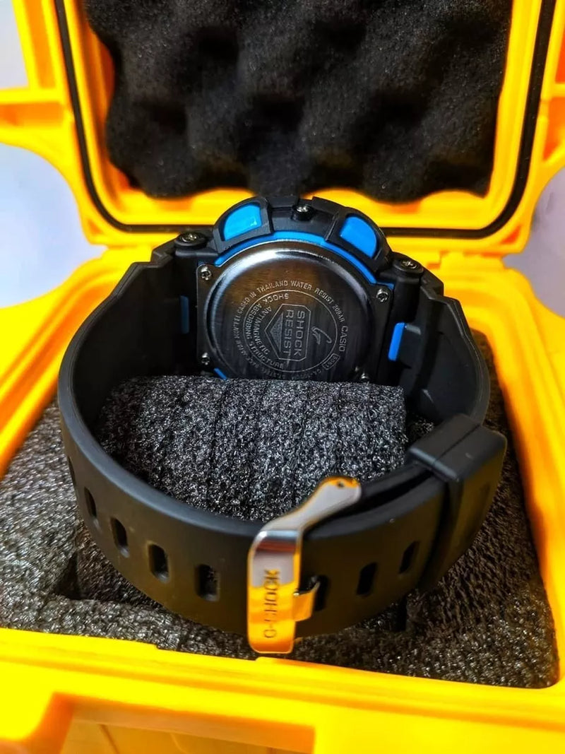 G-shock Ga-500 Preto/azul A Prova D'agua