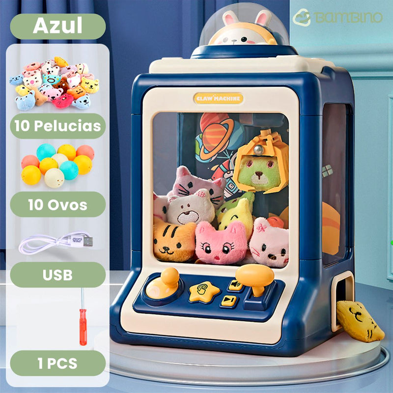 Máquina Shopping de Pegar Bichinhos com 10 Bichinhos Inclusos