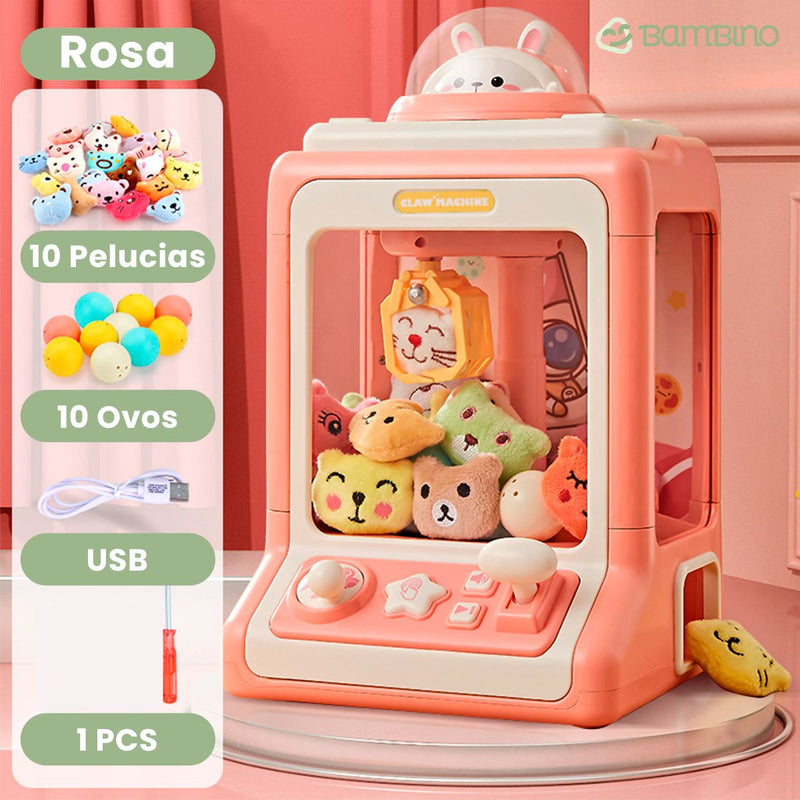 Máquina Shopping de Pegar Bichinhos com 10 Bichinhos Inclusos