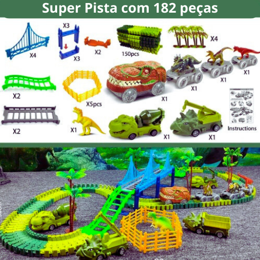 Super Pista de Dinossauros - Edição Limitada