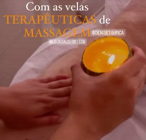 Coleção Mandala - Vela Terapêutica de Massagem 130g - Dores e Retenção de Líquidos