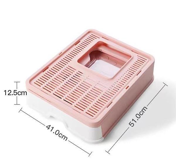 Foldable Cat Litter Box with Lid