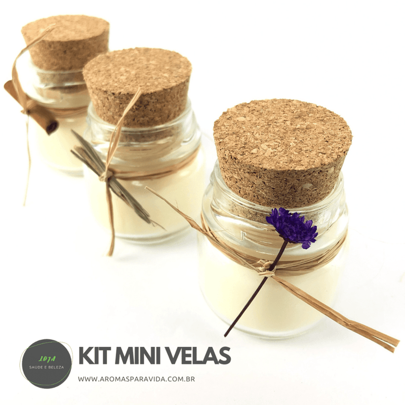 KIT Coleção Mini Velas Aromáticas