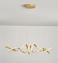 Lustre Pendente de Linear Ondas Minimalista