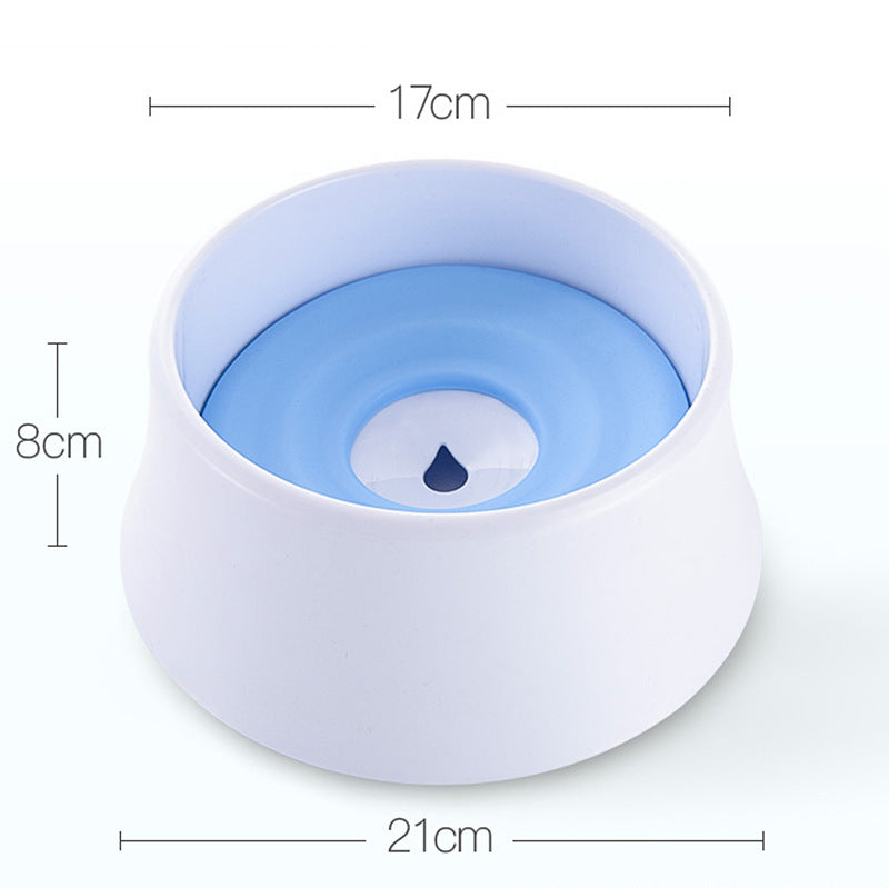 Floating cat dog bowl pet drinking water bowl