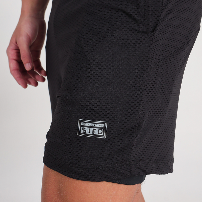 SHORT DUPLO PERFORMANCE BLACK