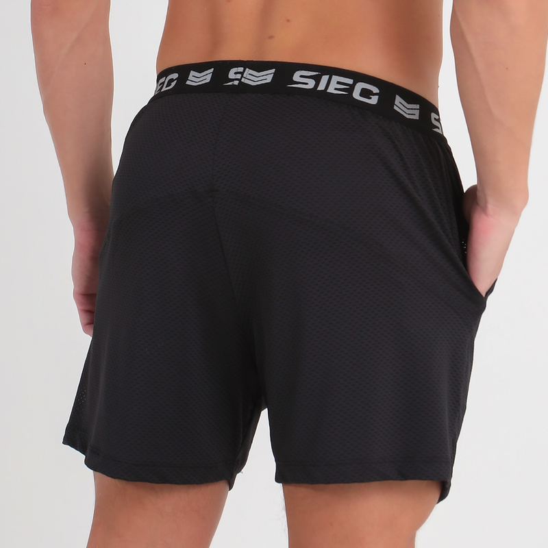 SHORT DUPLO PERFORMANCE BLACK