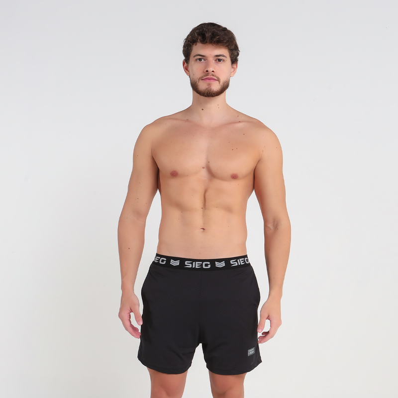 SHORT DUPLO PERFORMANCE BLACK