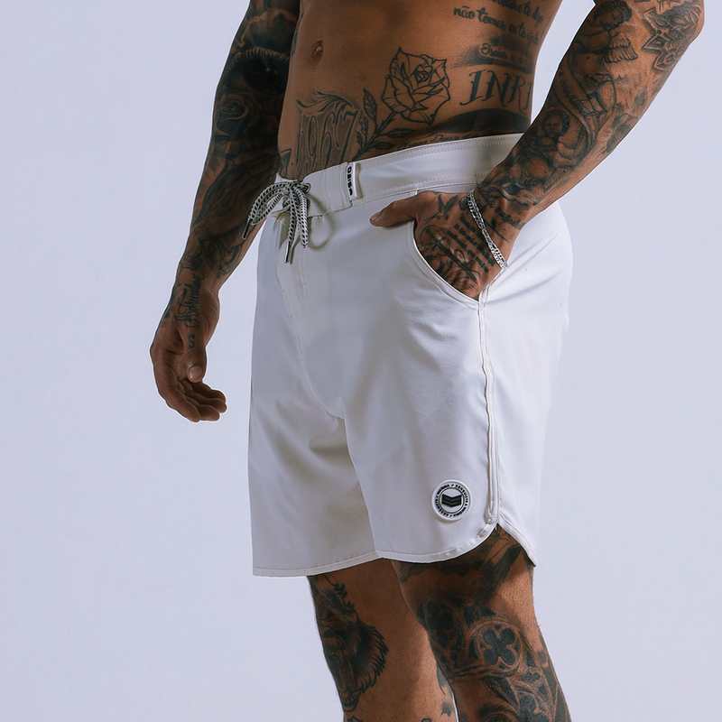 BOARDSHORT OFF WHITE RETRÔ