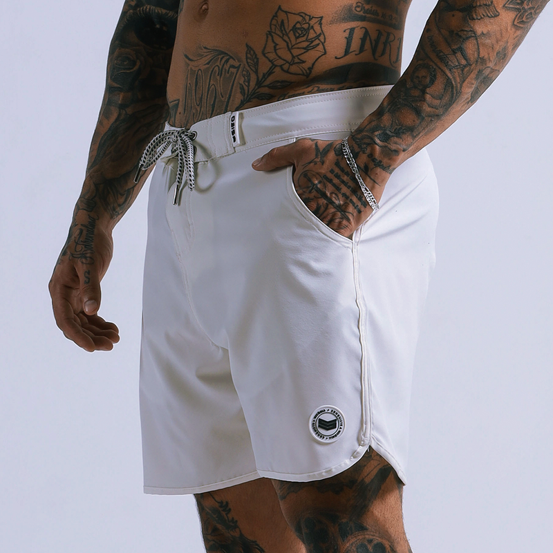 BOARDSHORT OFF WHITE RETRÔ