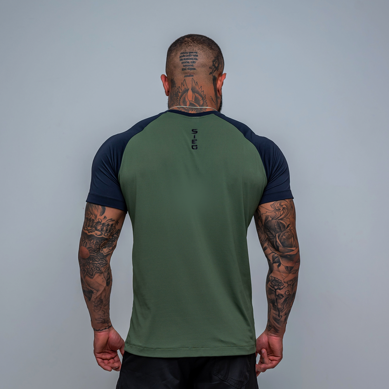 CAMISETA RAGLAN MILITAR BLACK