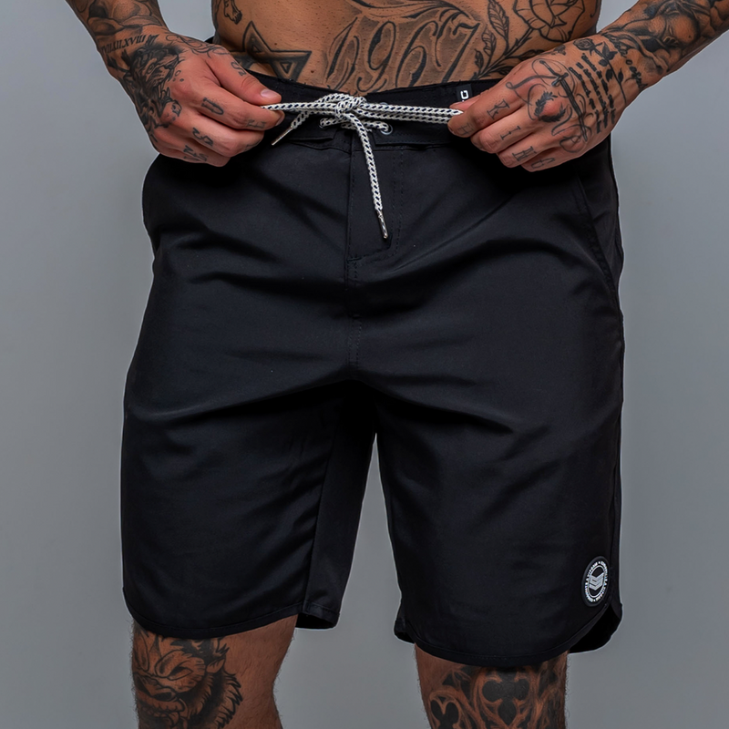 BOARDSHORT CLÁSSICO OFF BLACK