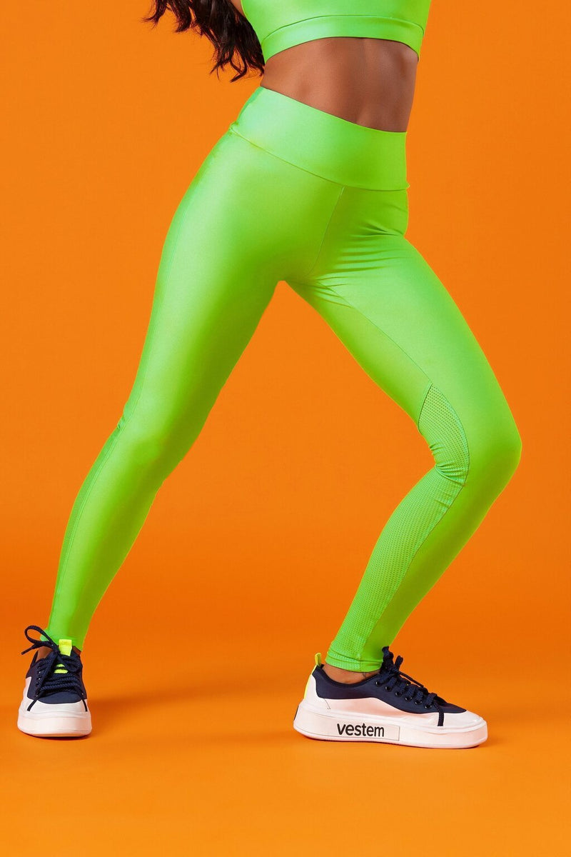 Legging Fuso Polaris Verde Neon