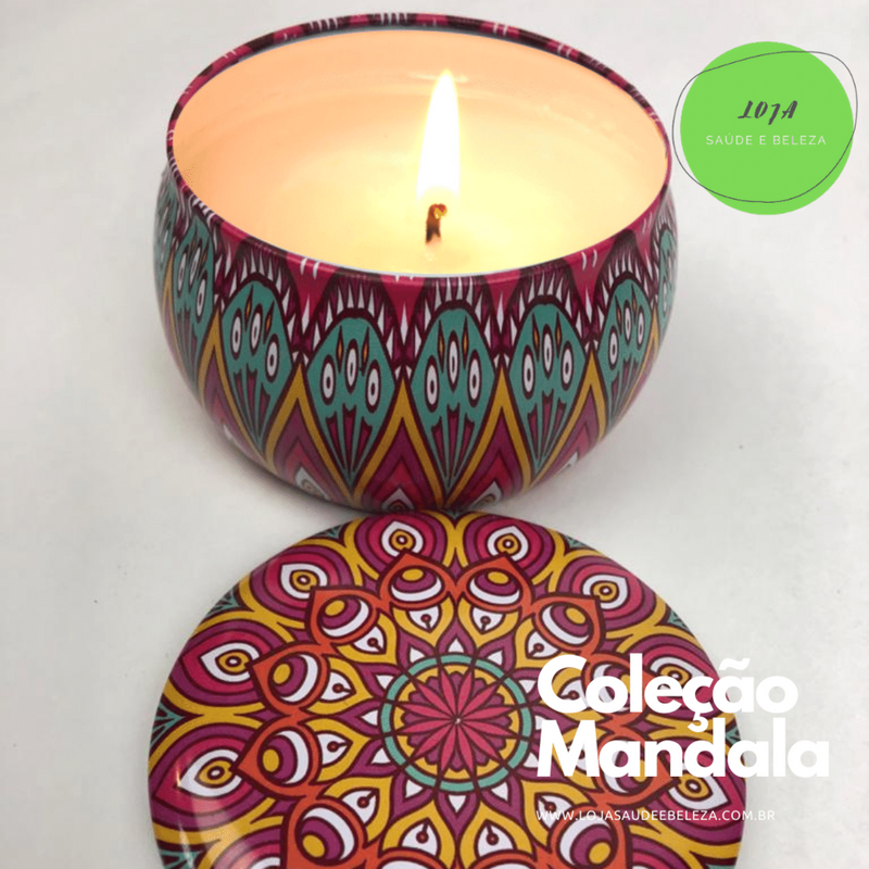 Coleção Mandala - Vela Terapêutica Aromática 130g