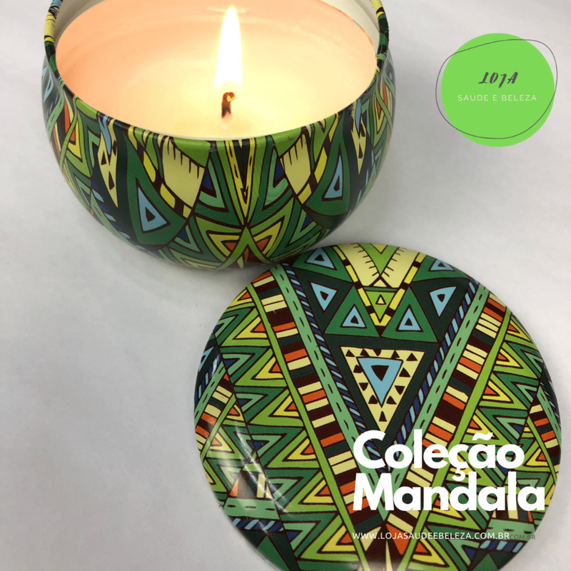 Coleção Mandala - Vela Terapêutica Aromática 130g