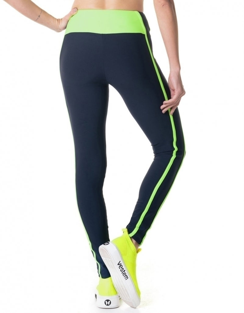 Legging Fuso Yoga Marinho Escuridao