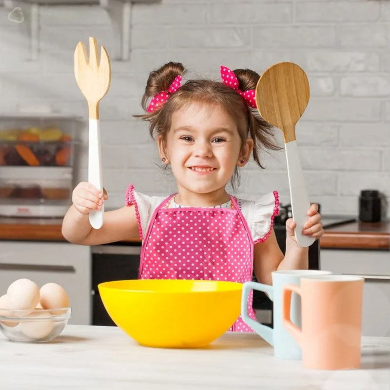 Kit Acessórios de Cozinha + Avental Infantil Bambino